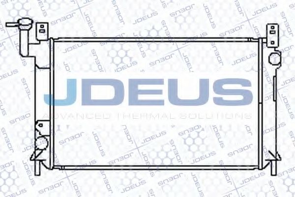 Радиатор, охлаждение двигателя JDEUS 019M12