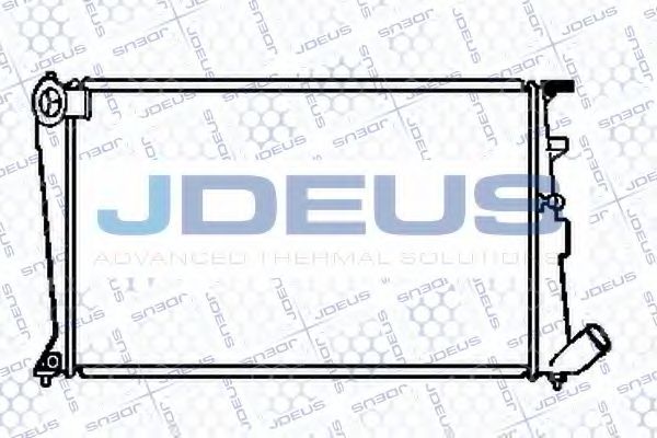 Радиатор, охлаждение двигателя JDEUS 021V28