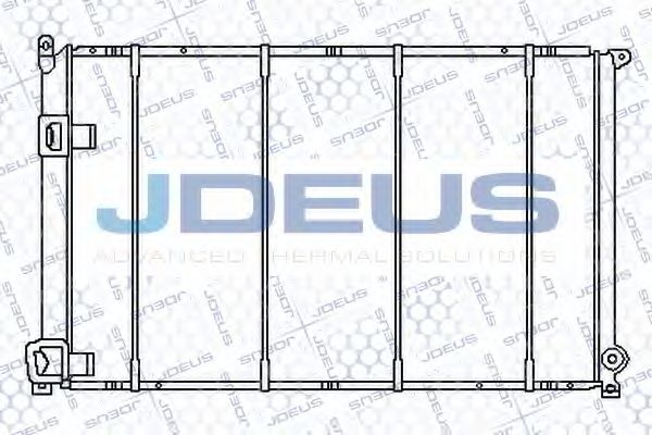 Радиатор, охлаждение двигателя JDEUS 023M18