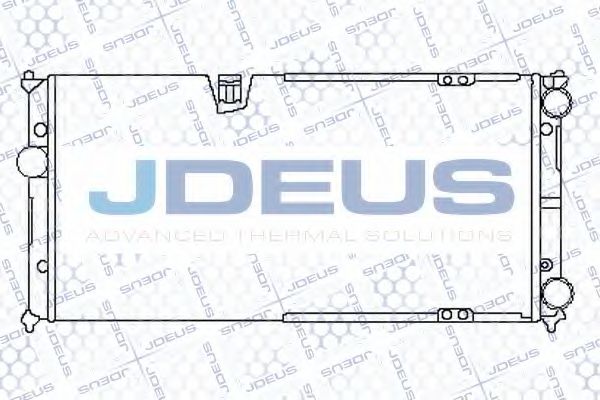 Радиатор, охлаждение двигателя JDEUS 025V13