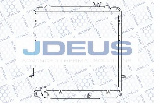 Радиатор, охлаждение двигателя JDEUS 028M59