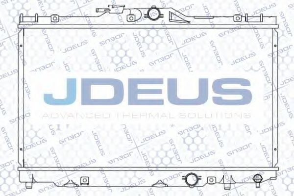 Радиатор, охлаждение двигателя JDEUS 028N42