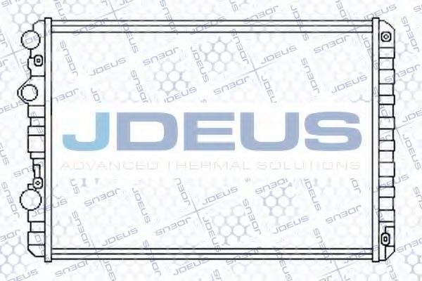 Радиатор, охлаждение двигателя JDEUS 030V38