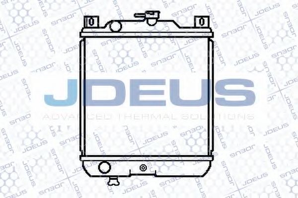 Радиатор, охлаждение двигателя JDEUS 042M12