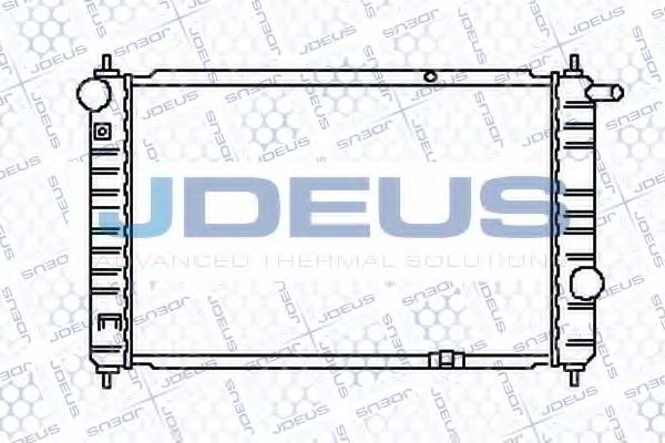 Радиатор, охлаждение двигателя JDEUS 056M01