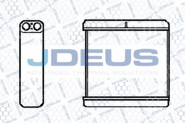 Теплообменник, отопление салона JDEUS 220M16
