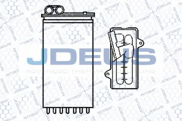 Теплообменник, отопление салона JDEUS 221V04