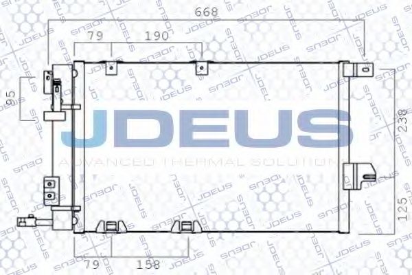 Конденсатор, кондиционер JDEUS 720M30