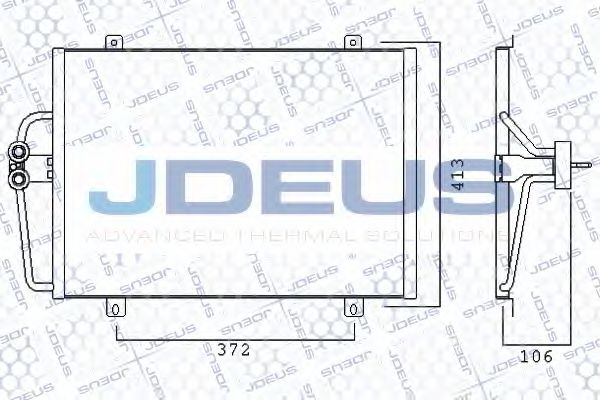 Конденсатор, кондиционер JDEUS 723M57