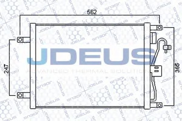 Конденсатор, кондиционер JDEUS 719M42