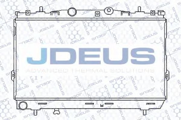 Радиатор, охлаждение двигателя JDEUS 054M30