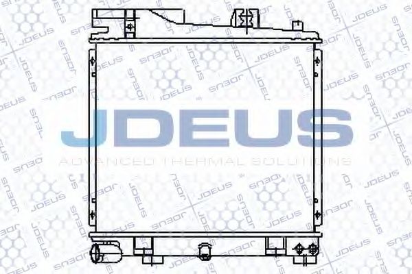 Радиатор, охлаждение двигателя JDEUS RA0050320