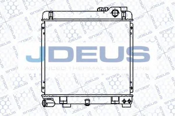 Радиатор, охлаждение двигателя JDEUS RA0050330