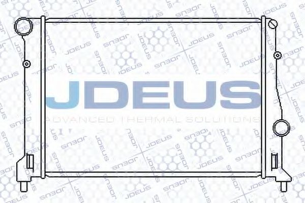 Радиатор, охлаждение двигателя JDEUS 000M14