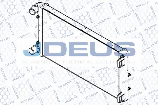 Радиатор, охлаждение двигателя JDEUS RA0111000