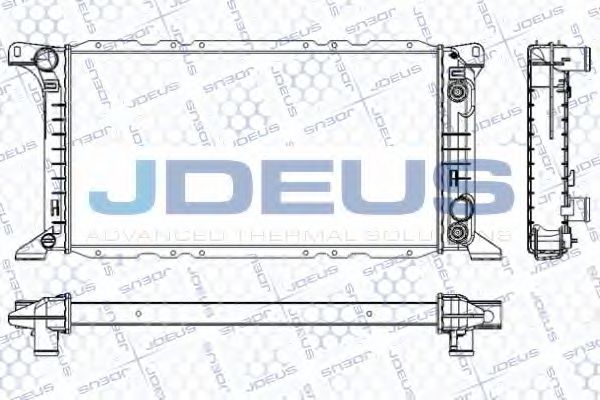 Радиатор, охлаждение двигателя JDEUS RA0120790