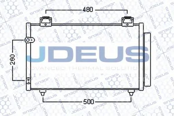 Конденсатор, кондиционер JDEUS 728M41