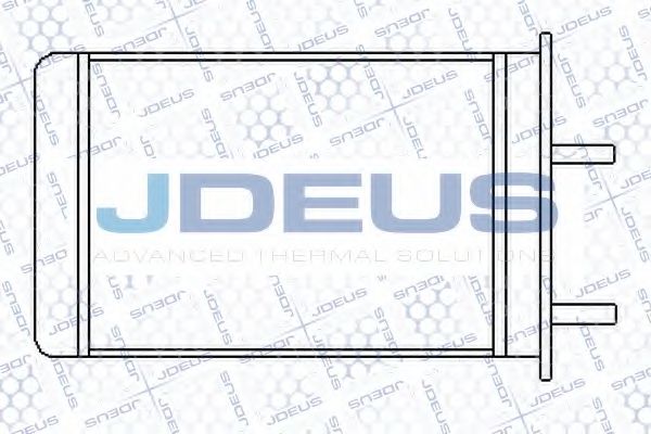Теплообменник, отопление салона JDEUS 203M01