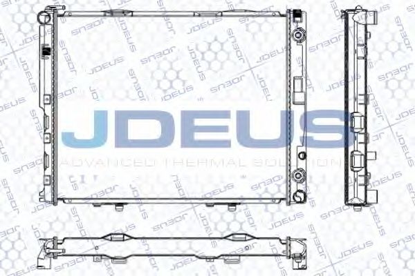 Радиатор, охлаждение двигателя JDEUS RA0170430