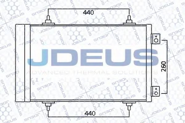 Конденсатор, кондиционер JDEUS 707M27