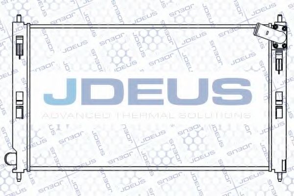 Радиатор, охлаждение двигателя JDEUS 018M41