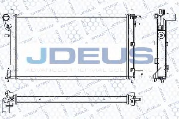 Радиатор, охлаждение двигателя JDEUS RA0210281