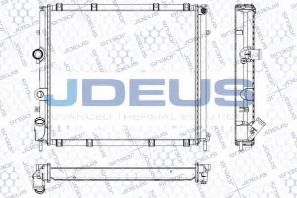 Радиатор, охлаждение двигателя JDEUS RA0230570