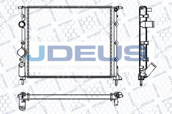 Радиатор, охлаждение двигателя JDEUS RA0230630