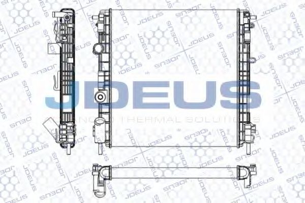 Радиатор, охлаждение двигателя JDEUS RA0230660