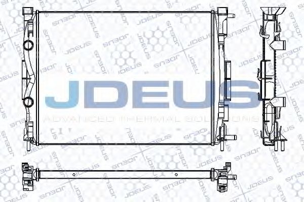 Радиатор, охлаждение двигателя JDEUS RA0230720