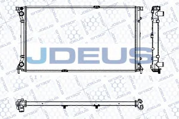 Радиатор, охлаждение двигателя JDEUS RA0230800