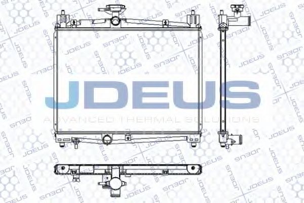 Радиатор, охлаждение двигателя JDEUS RA0280070