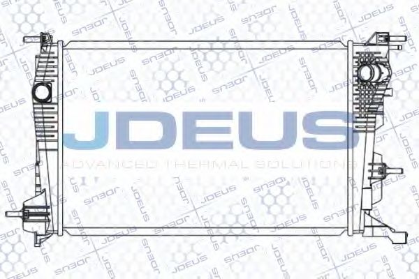 Радиатор, охлаждение двигателя JDEUS 023M63