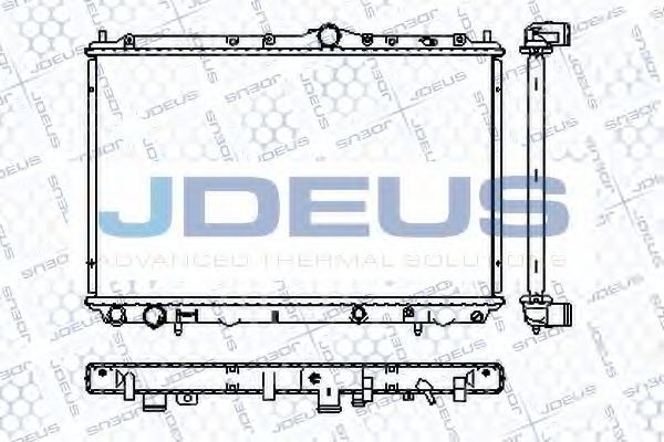 Радиатор, охлаждение двигателя JDEUS RA0310491