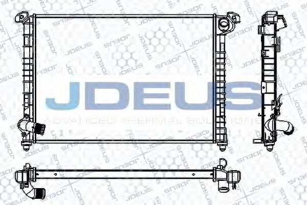 Радиатор, охлаждение двигателя JDEUS RA0700010