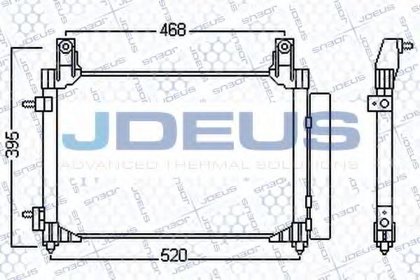 Конденсатор, кондиционер JDEUS 756M11