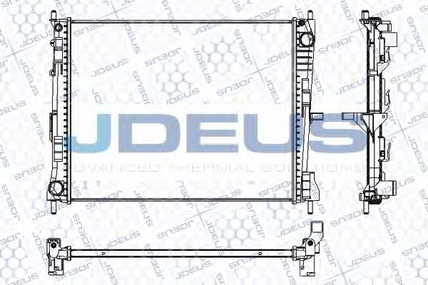 Радиатор, охлаждение двигателя JDEUS RA0230870