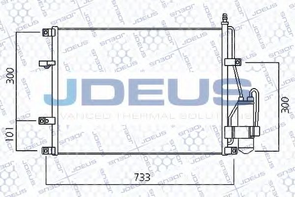 Конденсатор, кондиционер JDEUS 731M10