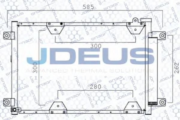Конденсатор, кондиционер JDEUS 742M15