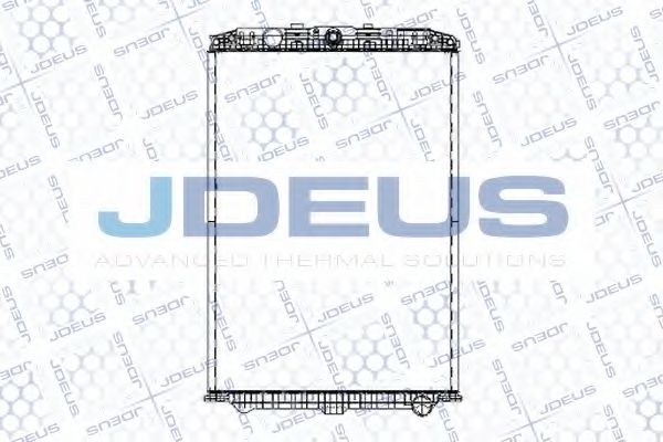 Радиатор, охлаждение двигателя JDEUS 108M07B