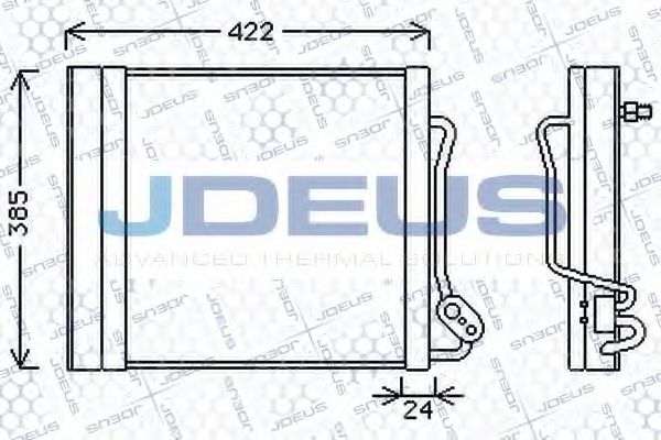 Конденсатор, кондиционер JDEUS 717M40