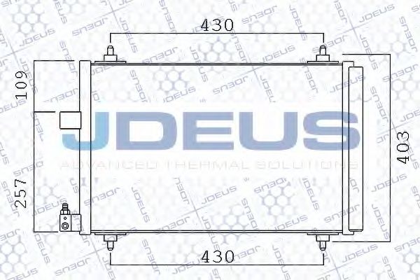 Конденсатор, кондиционер JDEUS 721M39