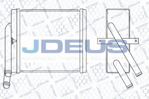 Теплообменник, отопление салона JDEUS 204M03