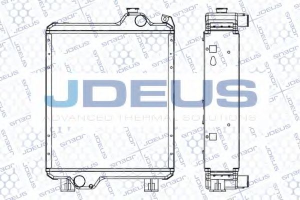 Радиатор, охлаждение двигателя JDEUS 060M04