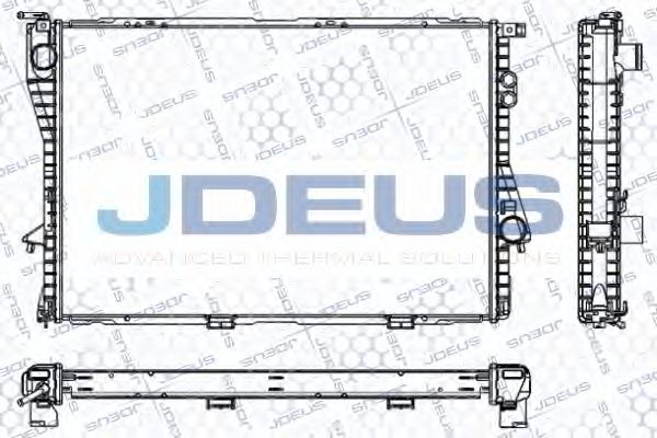 Радиатор, охлаждение двигателя JDEUS RA0050521