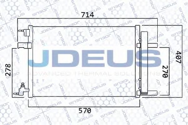 Конденсатор, кондиционер JDEUS 720M74