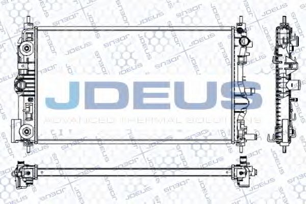 Радиатор, охлаждение двигателя JDEUS RA0560010