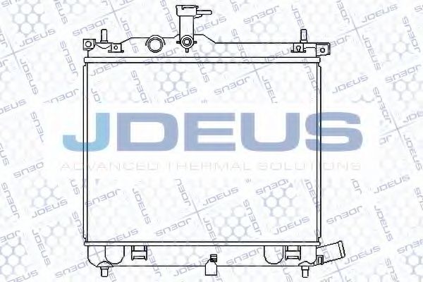 Радиатор, охлаждение двигателя JDEUS 054M43