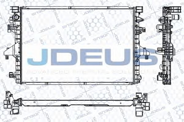 Радиатор, охлаждение двигателя JDEUS RA0300510