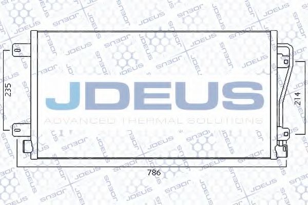 Конденсатор, кондиционер JDEUS 723M25